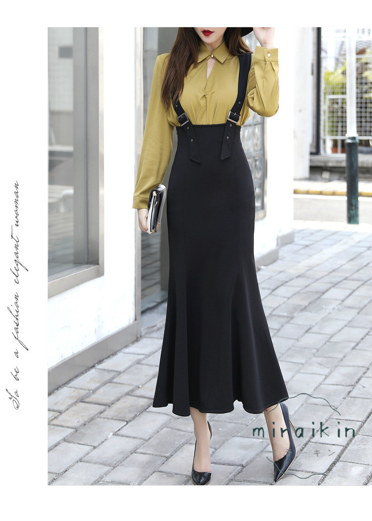 ジャンパースカート サロペット ジャンスカ キャミワンピース レディース ワンピース 重ね着 マーメイドスカート オールインワン 30代 可愛い 送料無料 20代 