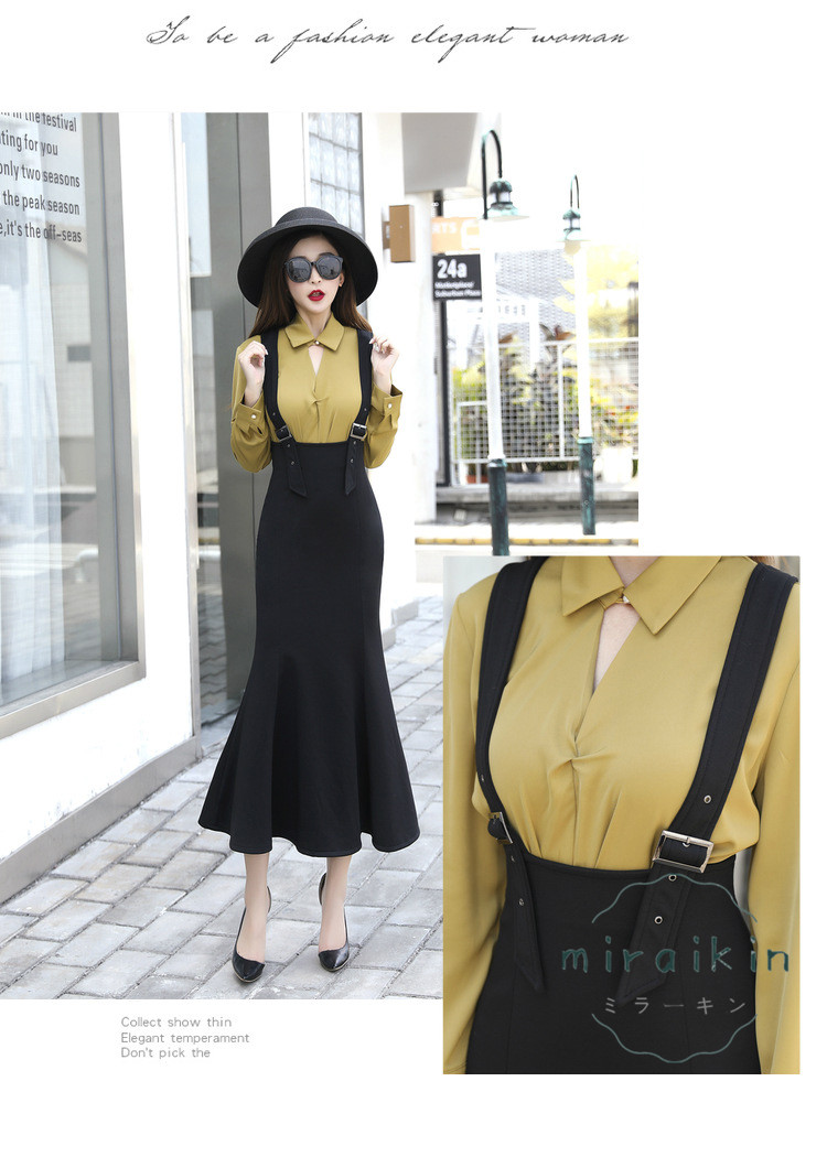 ジャンパースカート サロペット ジャンスカ キャミワンピース レディース ワンピース 重ね着 マーメイドスカート オールインワン 30代 可愛い 送料無料 20代 