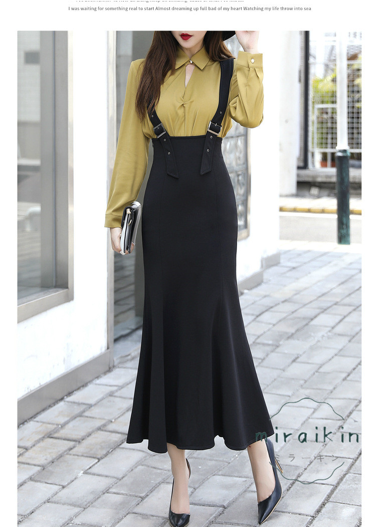 ジャンパースカート サロペット ジャンスカ キャミワンピース レディース ワンピース 重ね着 マーメイドスカート オールインワン 30代 可愛い 送料無料 20代 