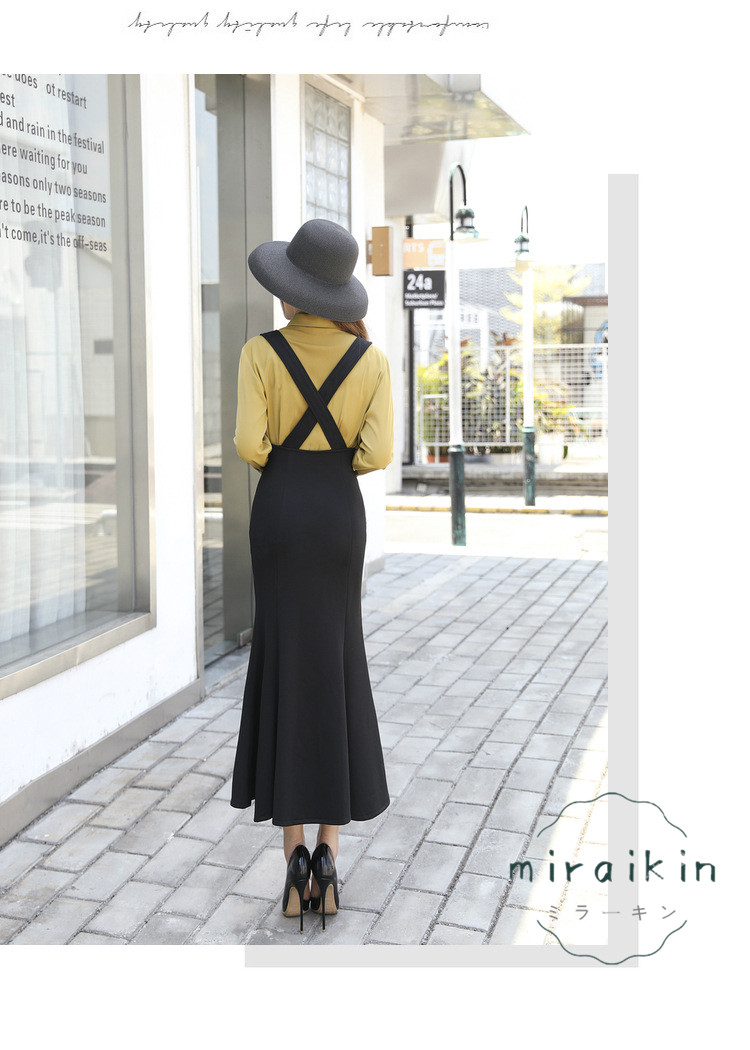 ジャンパースカート サロペット ジャンスカ キャミワンピース レディース ワンピース 重ね着 マーメイドスカート オールインワン 30代 可愛い 送料無料 20代 