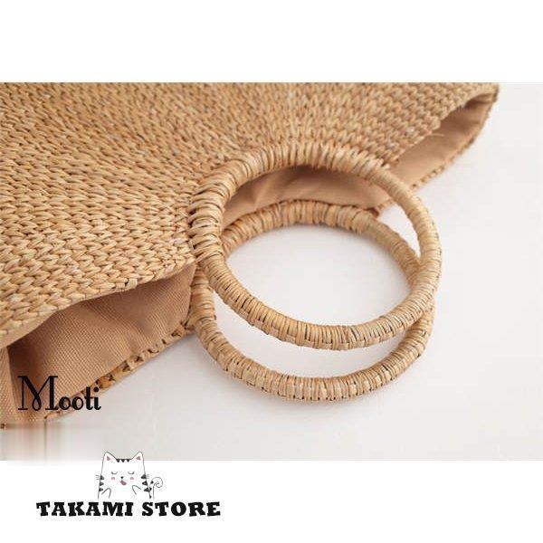 かごバッグ レディース 手提げバッグ ハンドバッグ トートバッグ バッグ 旅行 草編みバッグ 女性用 ビーチ 大容量 カバン 外出 軽量 海 多機能 鞄 森カール 