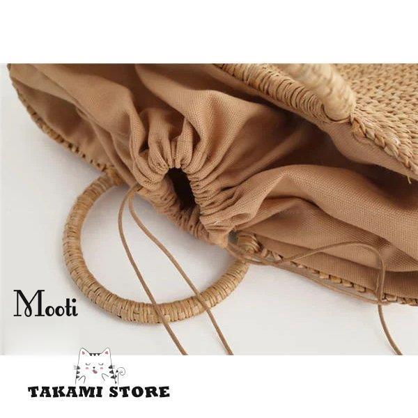 かごバッグ レディース 手提げバッグ ハンドバッグ トートバッグ バッグ 旅行 草編みバッグ 女性用 ビーチ 大容量 カバン 外出 軽量 海 多機能 鞄 森カール 