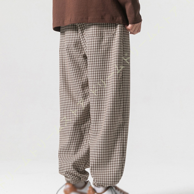 メンズ 大きいサイズ ズボン ワイドパンツ バギーパンツ メンズ ダンス ワイドパンツ ユニセックス チェック柄 テーパードパンツ カーゴパンツ レディース 