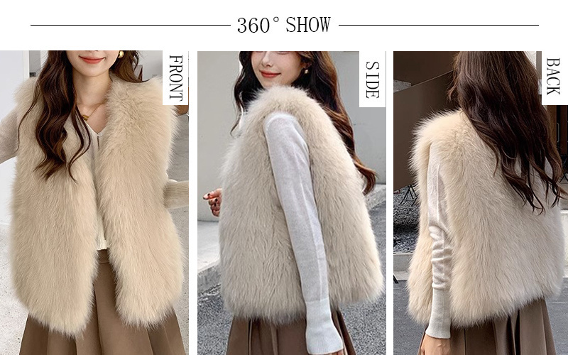 ファーベスト 5カラー展開 レディース ショート ソフトな毛並み◎高見え◎ ジレ ふわふわ ベスト 前開き フェイクファー 秋 羽織り トップス 