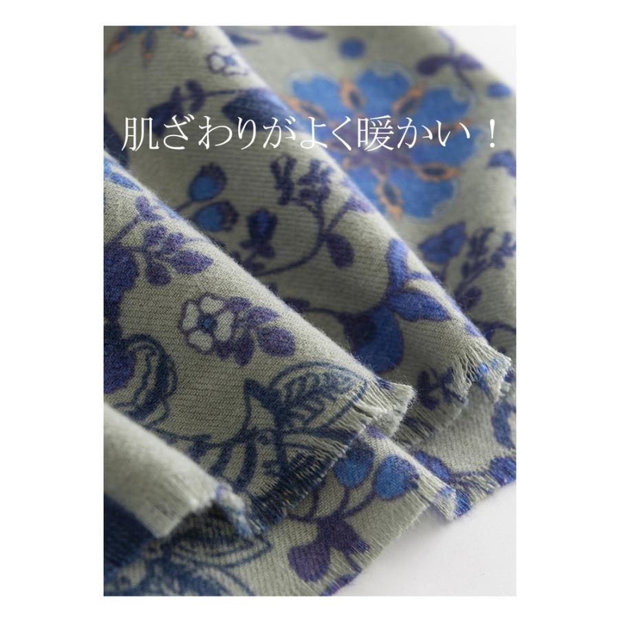 ストール 花柄 大判 カシミヤ タッチ 防寒 ショール プレゼント 秋冬 ひざ掛け おしゃれ おしゃれ かわいい 羽織 ギフト レディース 着物 肩 