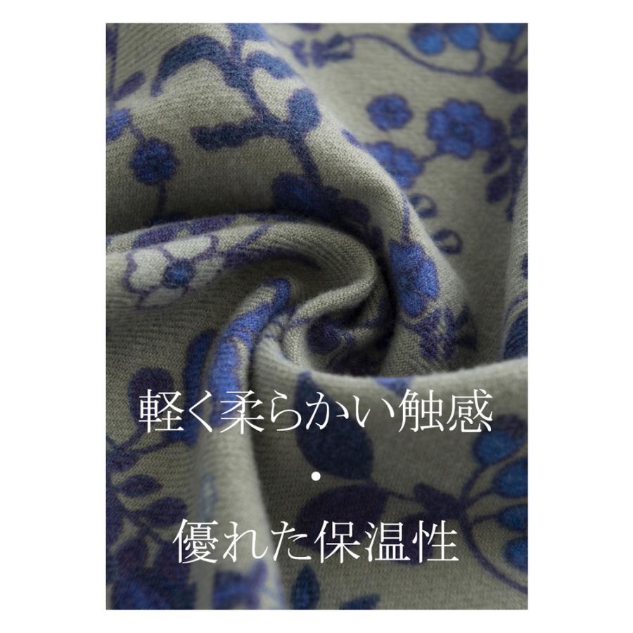 ストール 花柄 大判 カシミヤ タッチ 防寒 ショール プレゼント 秋冬 ひざ掛け おしゃれ おしゃれ かわいい 羽織 ギフト レディース 着物 肩 