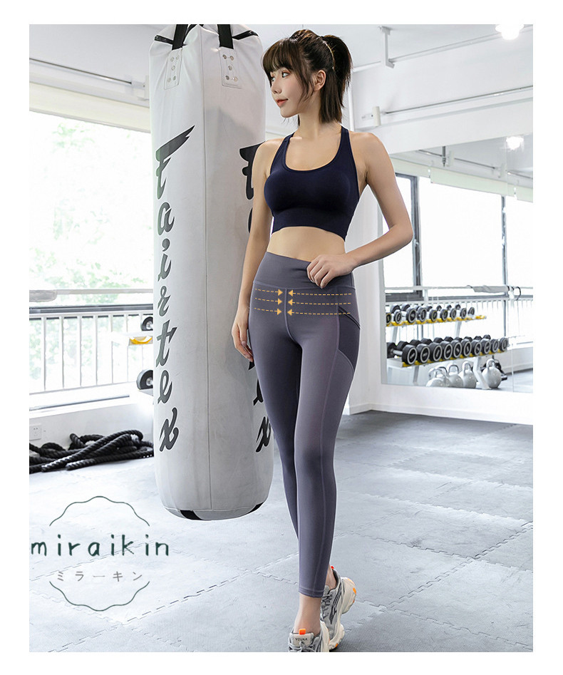 ヨガスパッツ レディース ヨガウェア トレーニングパンツ ポケット付き フィットネスパンツ おしゃれ スポーツレギンス ストレッチ ジムウェア 送料無料 