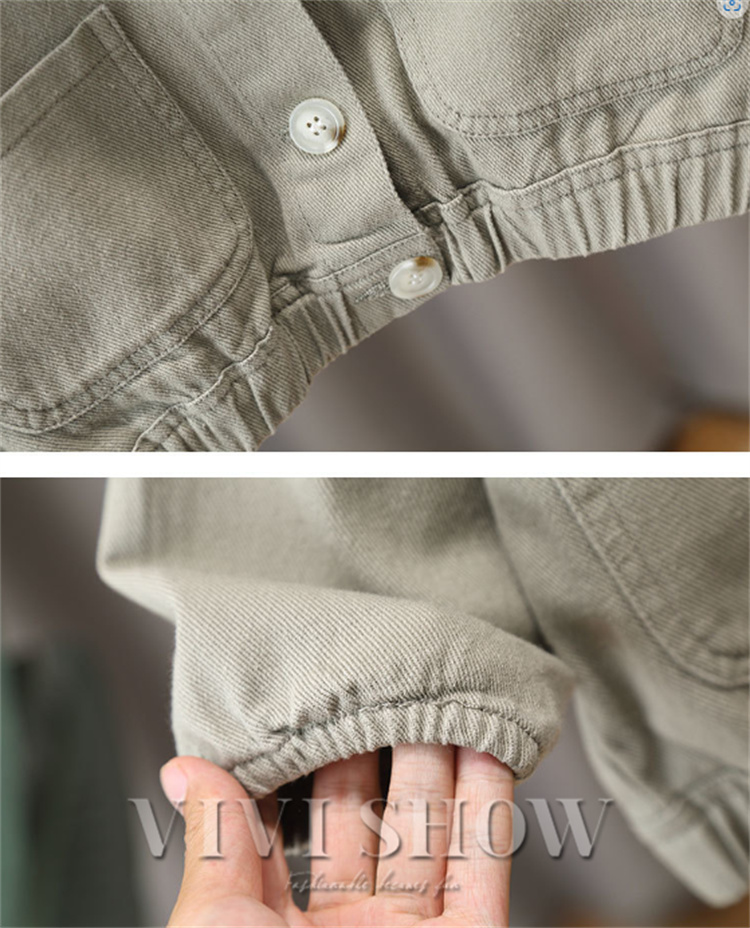 キッズ アウター 長袖 トップス ゆったり 襟付き シンプル ポケット 着やすい カジュアル 動きやすい おしゃれ あわせやすい 