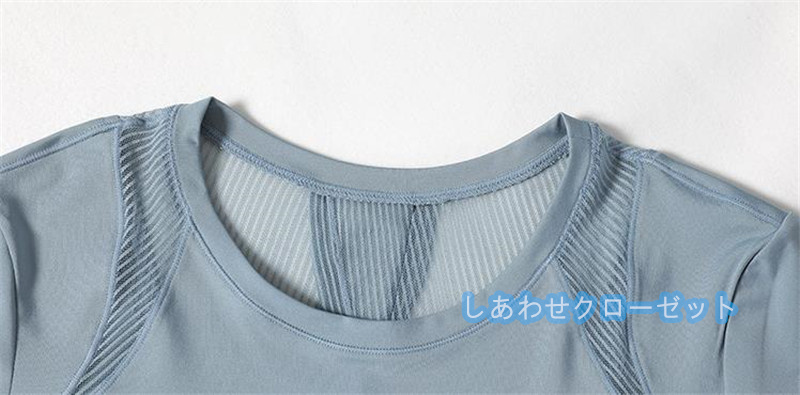ヨガウェア レディース トップス 半袖 Tシャツ ホットヨガ 吸汗 ランニングウェア スポーツウェア かわいい フィットネス おしゃれ 速乾 