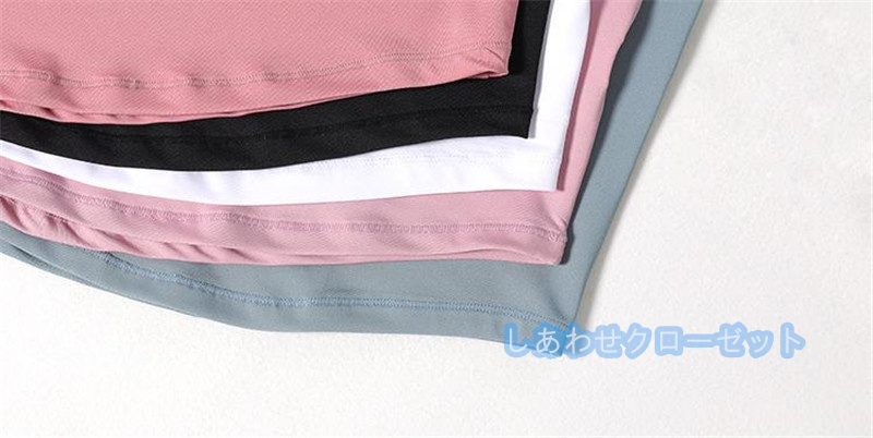 ヨガウェア レディース トップス 半袖 Tシャツ ホットヨガ 吸汗 ランニングウェア スポーツウェア かわいい フィットネス おしゃれ 速乾 