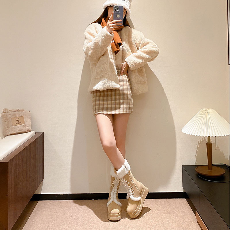 ロングブーツ レディース 厚底 ブーツ 韓国 ハイヒール 20代30代40代 防寒 痛くない 通勤 通学 8CM 歩きやすい 着回し 防寒 痛くない 歩きやすい 