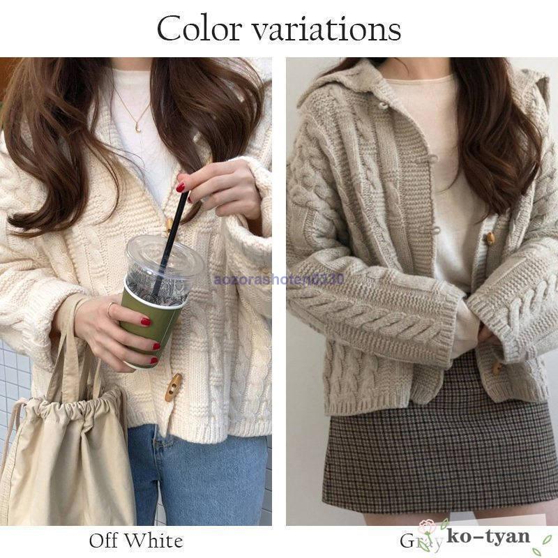 ニットカーディガンアウタージャケットセーター長袖レディース洗えるニット体型カバー大きいサイズ  
