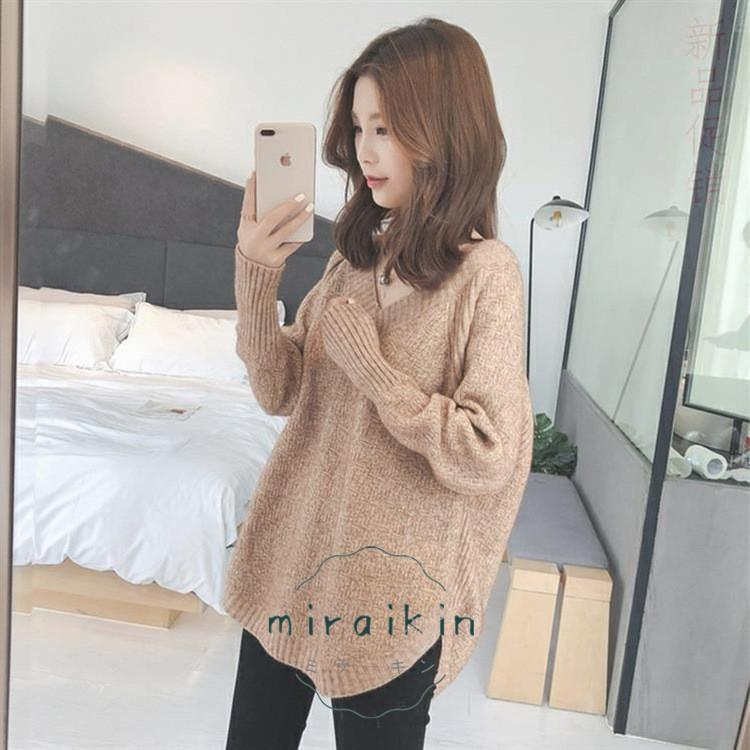 チュニック トップス ニット セーター レディース ラウンドヘム模様編みニット 女性 長袖 かわいい 春 冬 薄手 トップス 秋 ゆったり スリット入り 