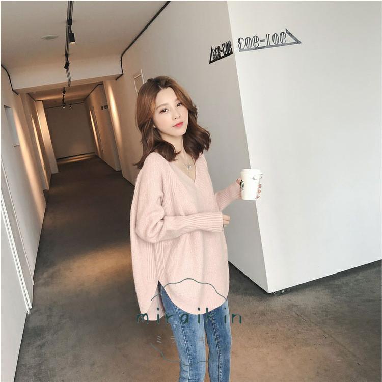 チュニック トップス ニット セーター レディース ラウンドヘム模様編みニット 女性 長袖 かわいい 春 冬 薄手 トップス 秋 ゆったり スリット入り 