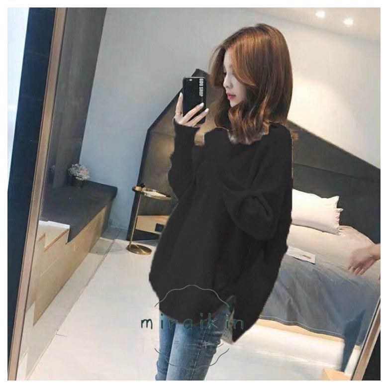 チュニック トップス ニット セーター レディース ラウンドヘム模様編みニット 女性 長袖 かわいい 春 冬 薄手 トップス 秋 ゆったり スリット入り 