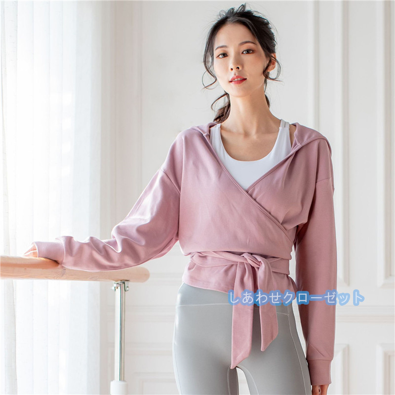 ヨガウェア レディース トップス 長袖 Tシャツ ホットヨガ 速乾 ランニングウェア おしゃれ フィットネス 吸汗 スポーツウェア かわいい 