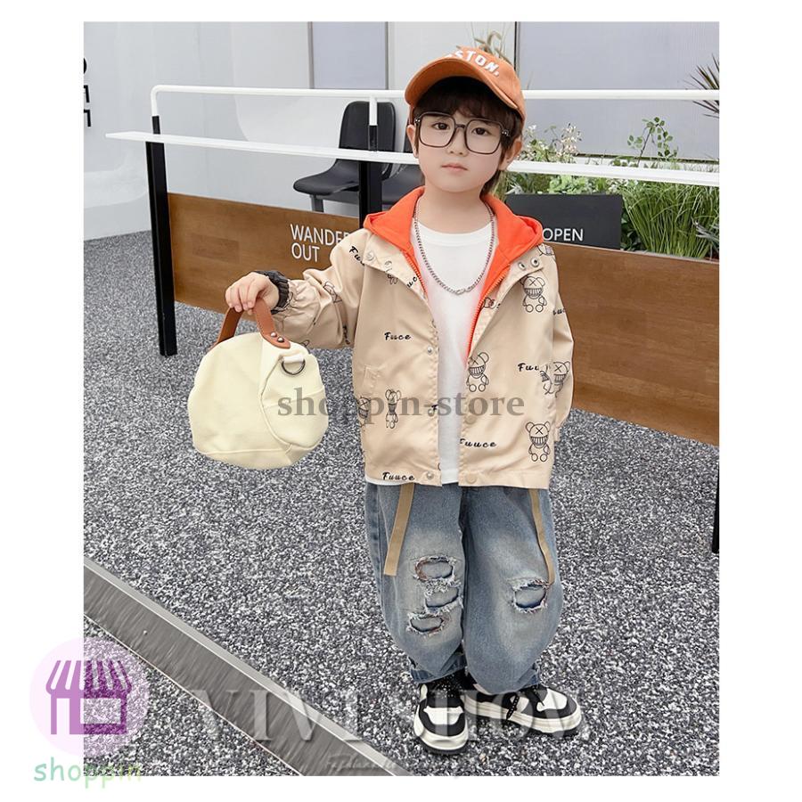 キッズ アウター 長袖 トップス ジップフードつき カジュアル 着やすい 動きやすい おしゃれ ジッパー シンプル あわせやすい ゆったり 