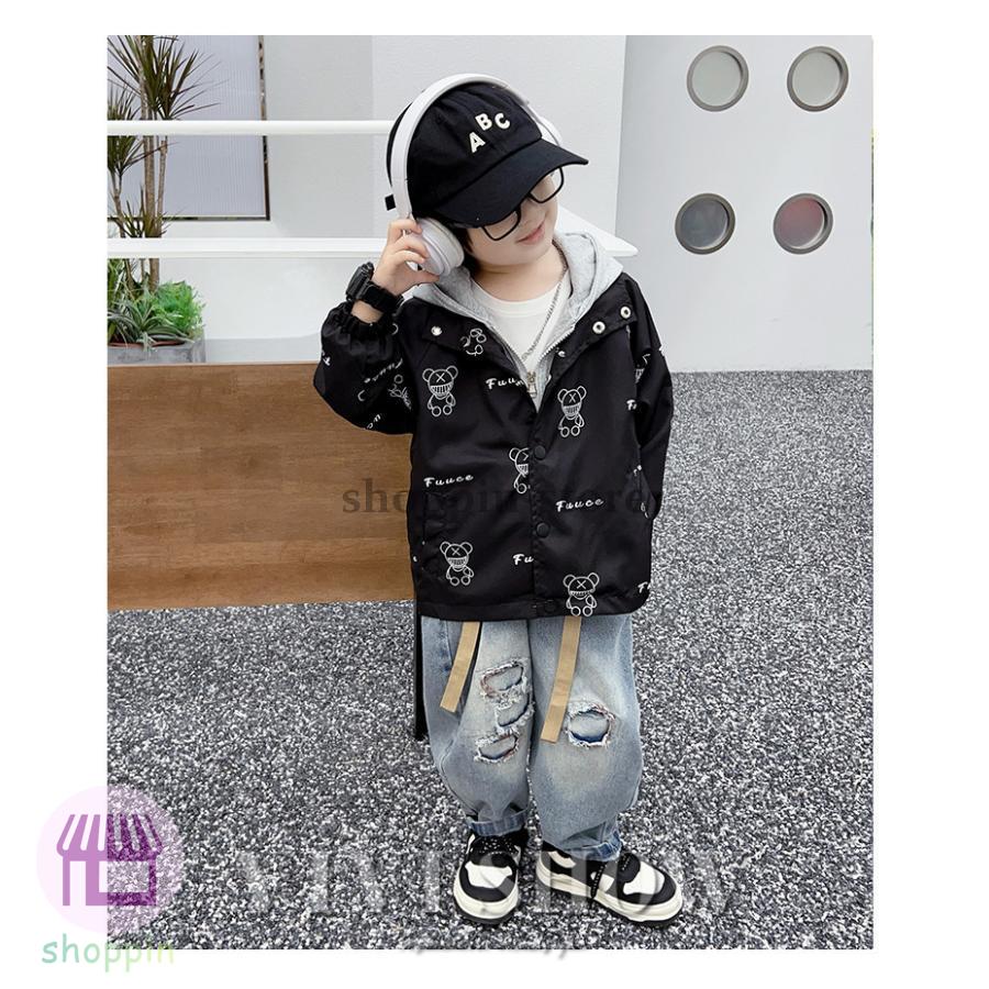 キッズ アウター 長袖 トップス ジップフードつき カジュアル 着やすい 動きやすい おしゃれ ジッパー シンプル あわせやすい ゆったり 