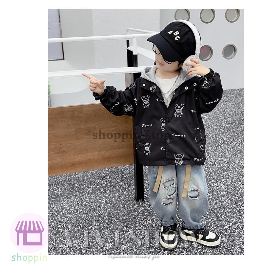 キッズ アウター 長袖 トップス ジップフードつき カジュアル 着やすい 動きやすい おしゃれ ジッパー シンプル あわせやすい ゆったり 