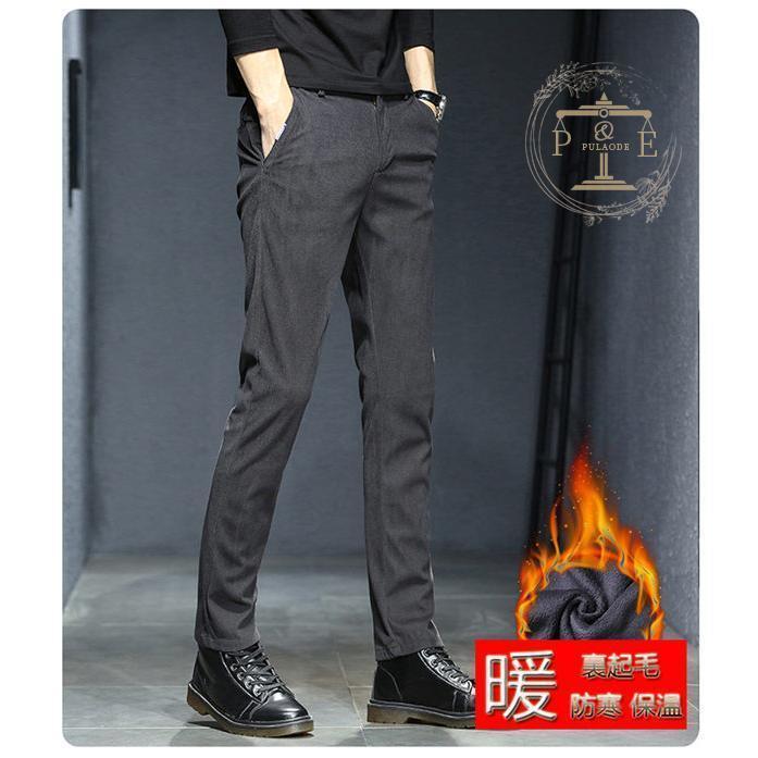 コーデュロイパンツ メンズ スリムパンツ 暖ズボン 極暖パンツ 裏起毛パンツ 冬ズボン 秋冬 ストレッチパンツ 冬服 紳士パンツ スキニー 