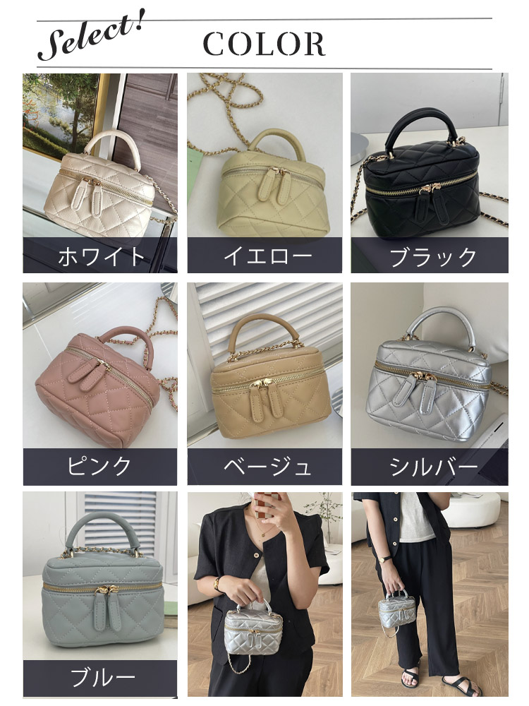 ポシェット レディース ポーチ ミニポーチ キルティング 韓国 ボックスバッグ ショルダーバッグ ダイヤ柄 かわいい おしゃれ ハンドバッグ 