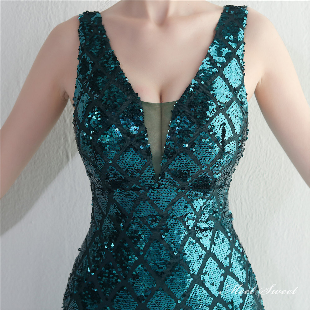 カラードレス マーメイドドレス パーティードレス ノースリーブ スリット イブニングドレス 二次会 ウェディングドレス 結婚式 発表会 スパンキラキラ 