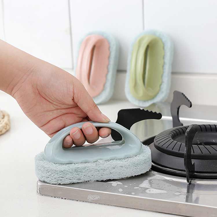 掃除ブラシ 新生活 台所スポンジ キッチンスポンジ クリーニングブラシ 軽量 お風呂掃除 ハンディ 掃除ブラシ 洗面台 スポンジ ブラシ バスブラシ 