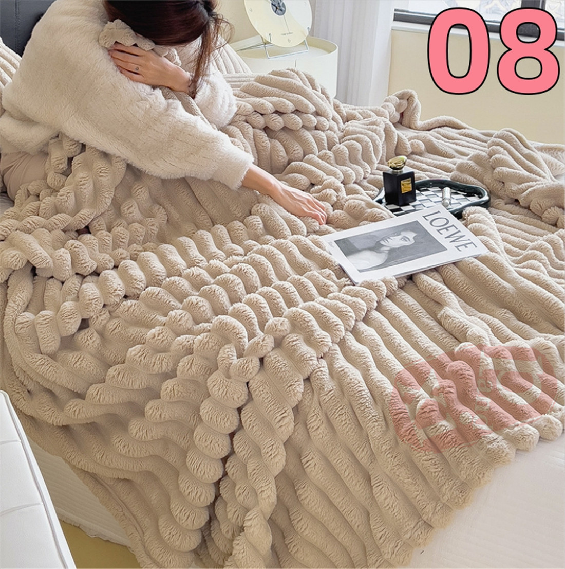 毛布 タオルケット ブランケット ひざ掛け 柔らか 防寒 もこもこ 秋冬 掛け毛布 防寒対策 洗える ふわふわ 車用 暖かい 北欧 なめらか おしゃれ 大判 