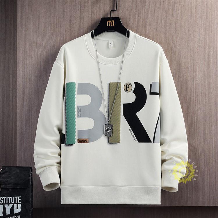メンズトレーナー 長袖 スウェットトレーナー 丸首 プルオーバー 英字プリント 春服 カジュアル おしゃれ 秋服 トップス 