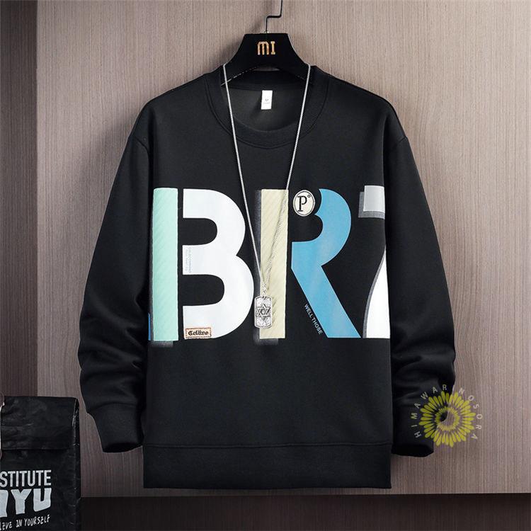 メンズトレーナー 長袖 スウェットトレーナー 丸首 プルオーバー 英字プリント 春服 カジュアル おしゃれ 秋服 トップス 