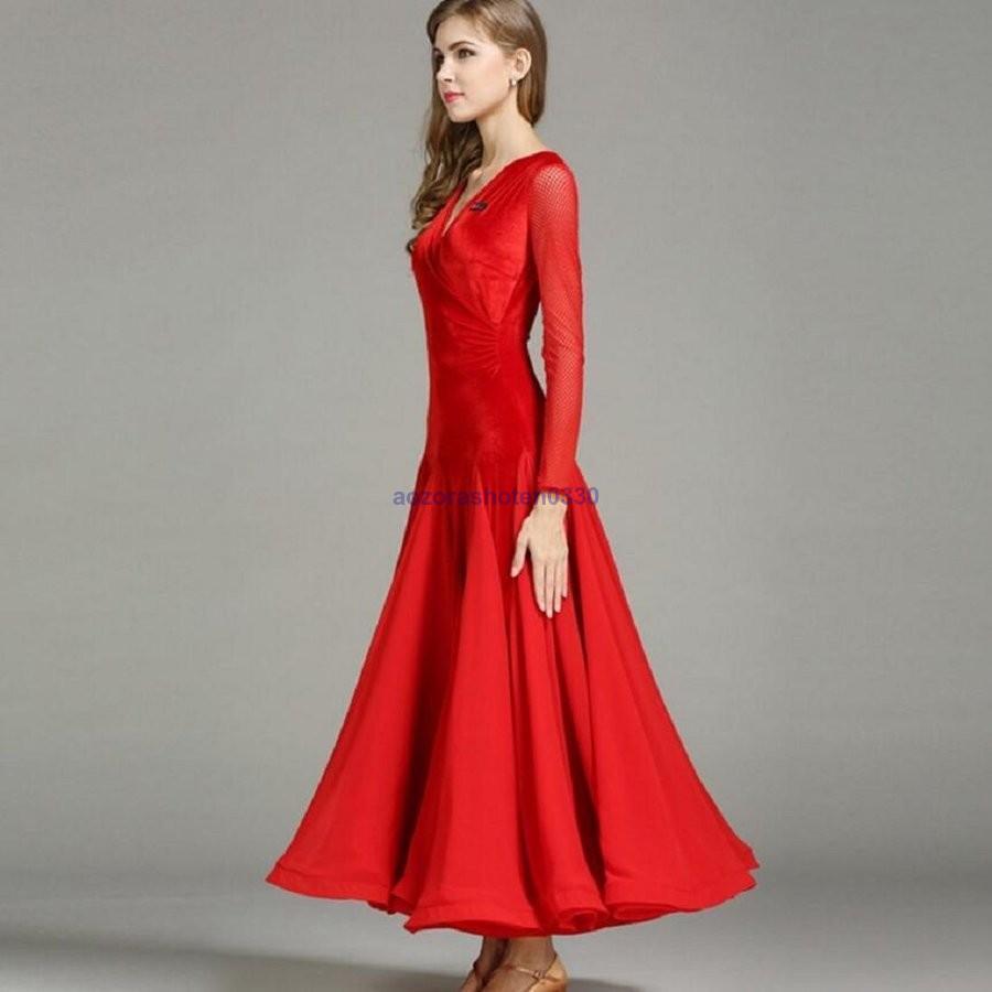 ダンス衣装 レディース 衣装 練習着 ダンスウェア ステージ衣装 社交ダンス モダンドレス 競技用 演出服 ワンピース 競技会 パーティー舞台衣装 レディース 