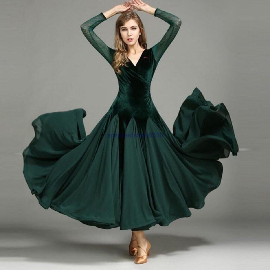 ダンス衣装 レディース 衣装 練習着 ダンスウェア ステージ衣装 社交ダンス モダンドレス 競技用 演出服 ワンピース 競技会 パーティー舞台衣装 レディース 