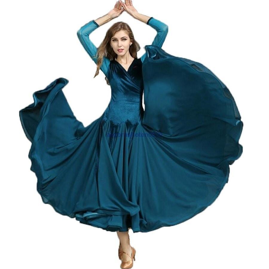 ダンス衣装 レディース 衣装 練習着 ダンスウェア ステージ衣装 社交ダンス モダンドレス 競技用 演出服 ワンピース 競技会 パーティー舞台衣装 レディース 