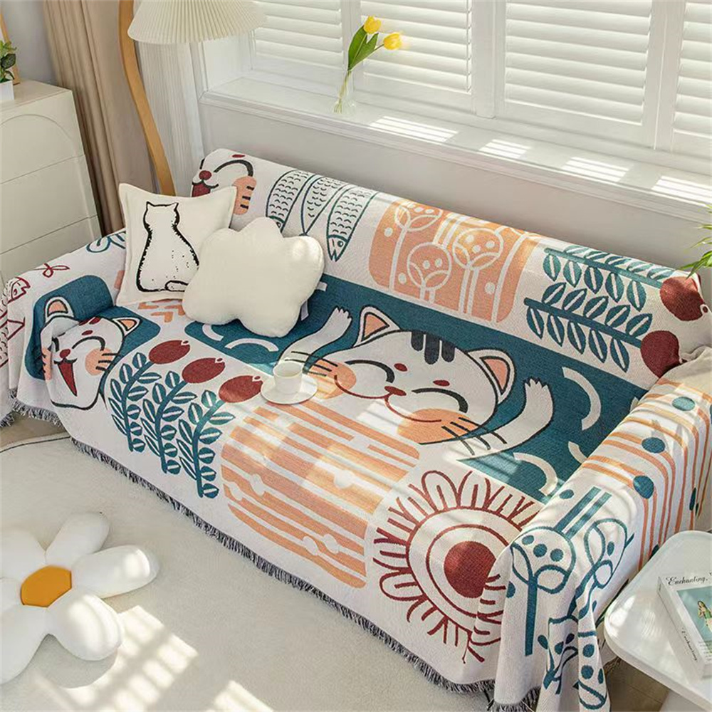 ソファカバー ソファー保護カバー 北欧風 2人掛け 3人掛け フルカバレッジ 汚れ防止 両面使える 防塵 洗える 多機能 四季通用 長方形 