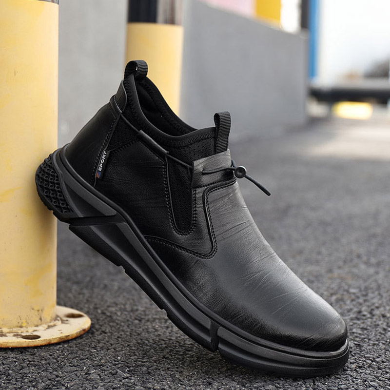 安全靴 作業靴 おしゃれ ハイカット 男性 女性 軽量 カバーつま先保護カバー 防水 作業用 防滑 メンズ あんぜん靴 革靴 鋼鉄先芯入り セーフティー 耐熱 