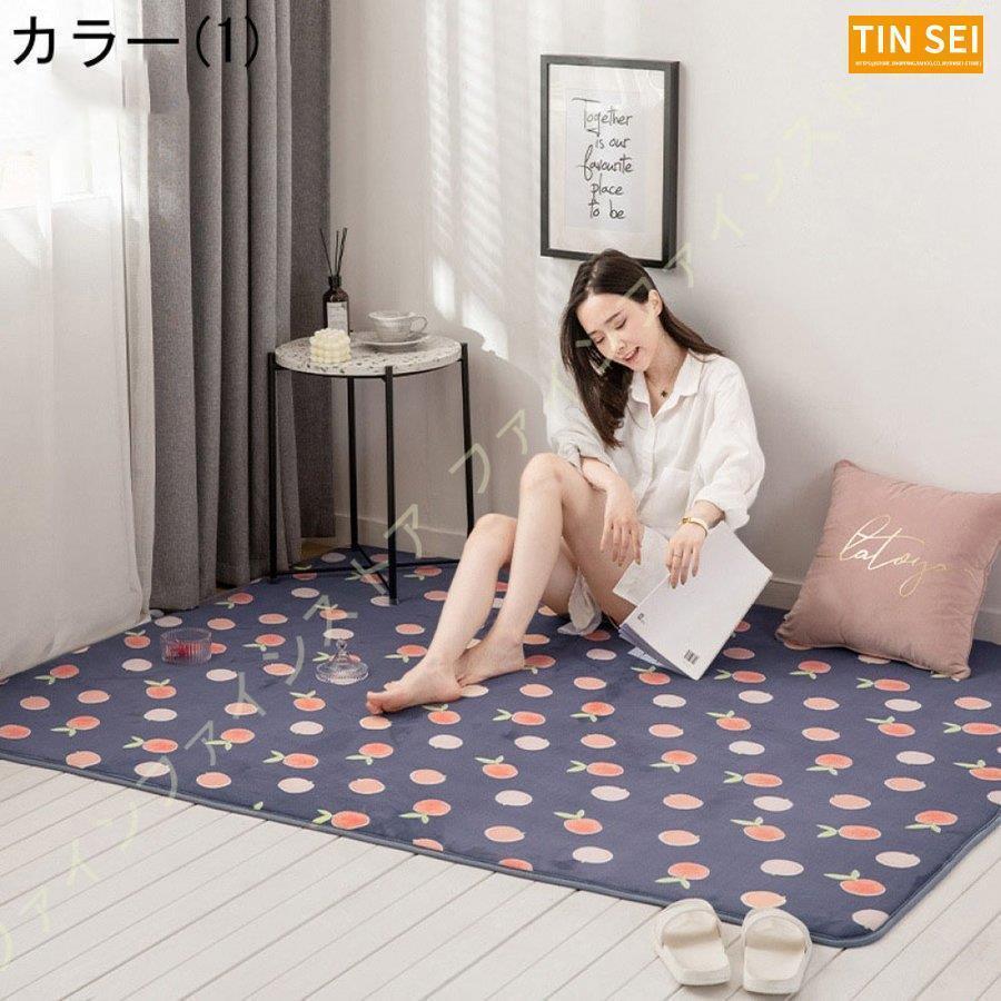 プレイマット ラグ 大きいサイズ 長方形 正方形 子供 アニマル柄 列車 キッズマット 子供部屋 優しい 滑り止めマット 面白い 汽車 マイクロファイバー 洗える 