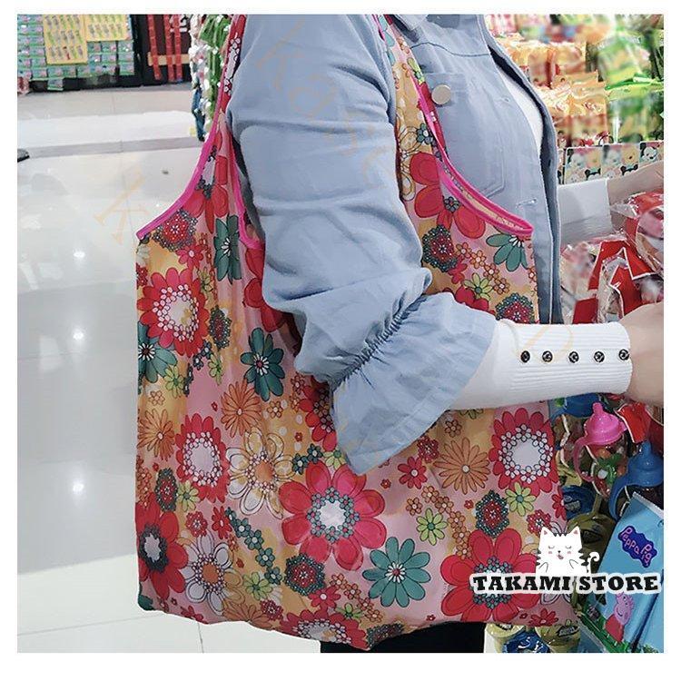 エコバッグ 折りたたみ コンパクト おしゃれ コンビニ 大容量 買い物袋 トートバッグ 買い物バッグ かご 大きめ ショッピングバック かわいい 
