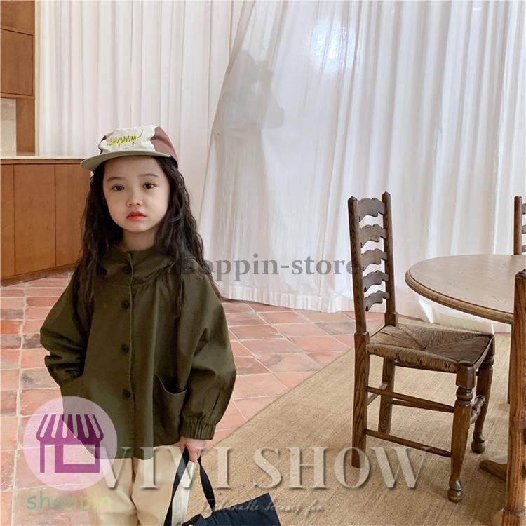 キッズ アウター 長袖 トップス ゆったり ジップ 動きやすい あわせやすい カジュアル フードつき ハイネック 着やすい おしゃれ 男女兼用 シンプル 