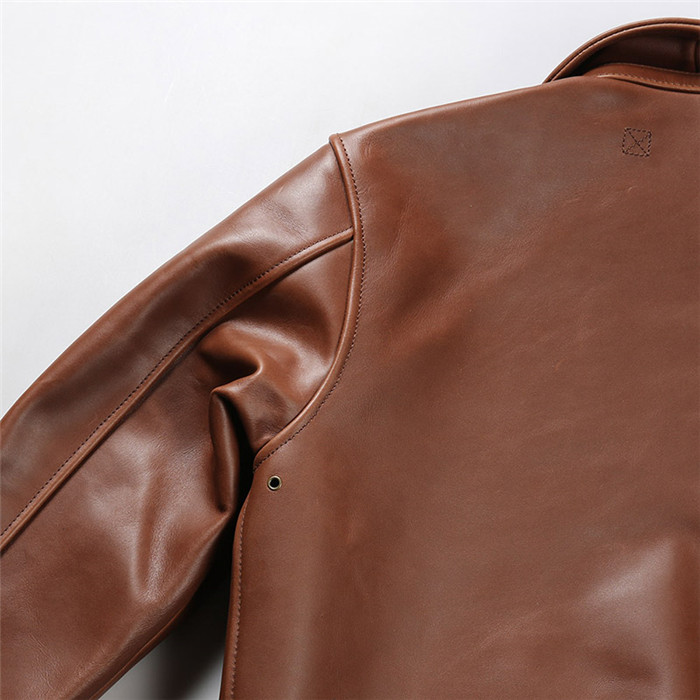 。ジャケット メンズ バイクジャケット 革ジャケット 牛革 防風 レザージャケット ブラウン バイクウエア A2 