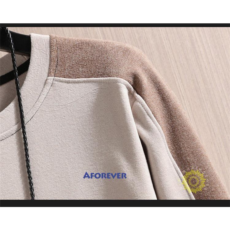 トレーナー メンズ 長袖 プルオーバー クルーネック カラー切替 スウェットシャツ 長袖トレーナー カジュアル トップス 秋服 