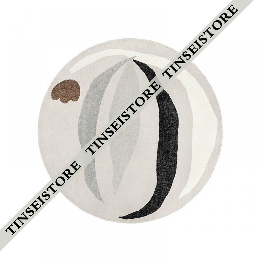 カーペット ラグ ラグマット 円形ラグ 絨毯 洗える 北欧インテリア 滑り止め 丸いマット 丸 防ダニ ふんわり 抗菌 オールシーズン おしゃれ 丸型 チェアマット 