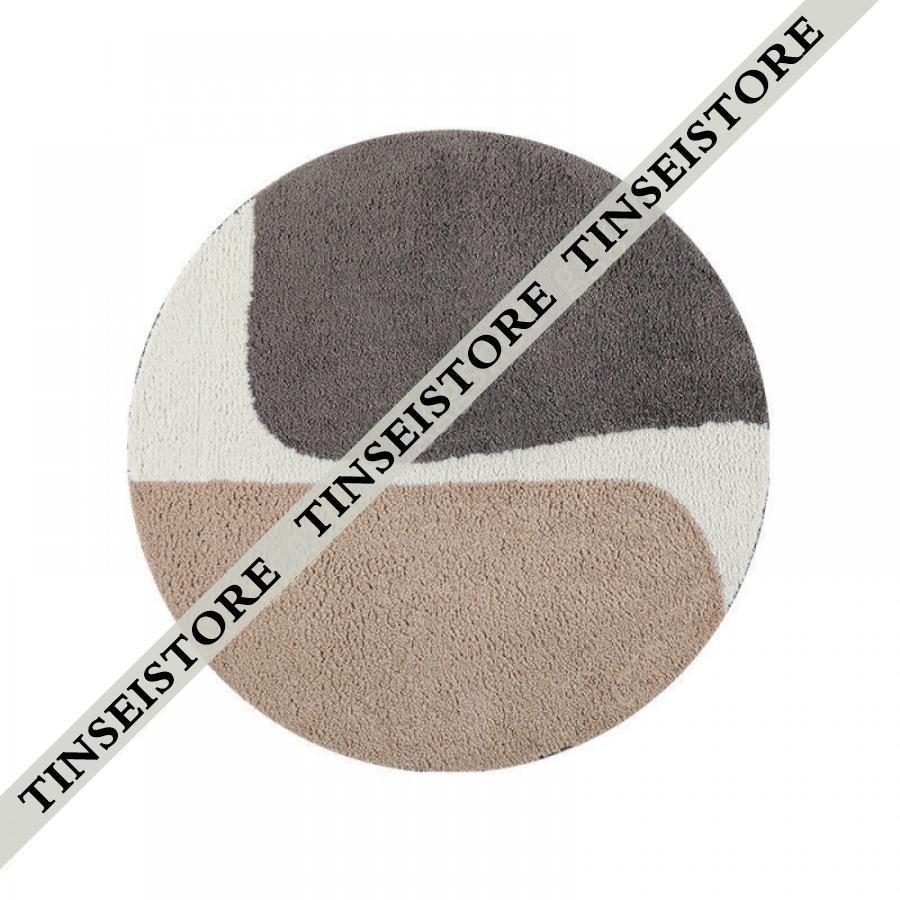 カーペット ラグ ラグマット 円形ラグ 絨毯 洗える 北欧インテリア 滑り止め 丸いマット 丸 防ダニ ふんわり 抗菌 オールシーズン おしゃれ 丸型 チェアマット 