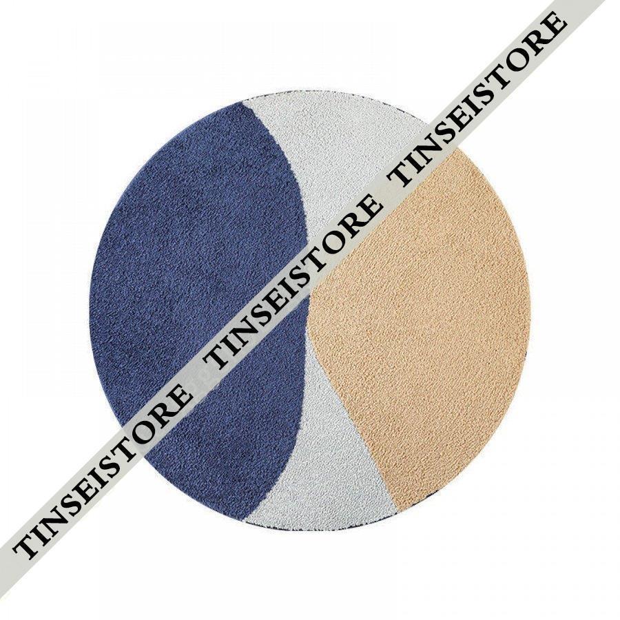 カーペット ラグ ラグマット 円形ラグ 絨毯 洗える 北欧インテリア 滑り止め 丸いマット 丸 防ダニ ふんわり 抗菌 オールシーズン おしゃれ 丸型 チェアマット 