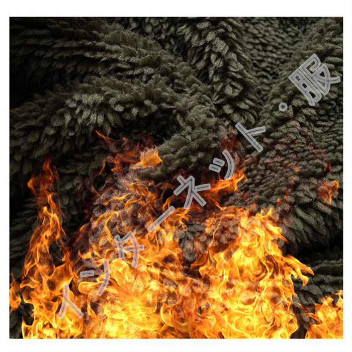 ボアジャケット メンズ フリースジャケット 裏ボア ブルゾン アウター 送料無料 防寒 おしゃれ 通勤 もこもこ 大きいサイズ 立ち襟 無地 暖か 冬 ゆったり 