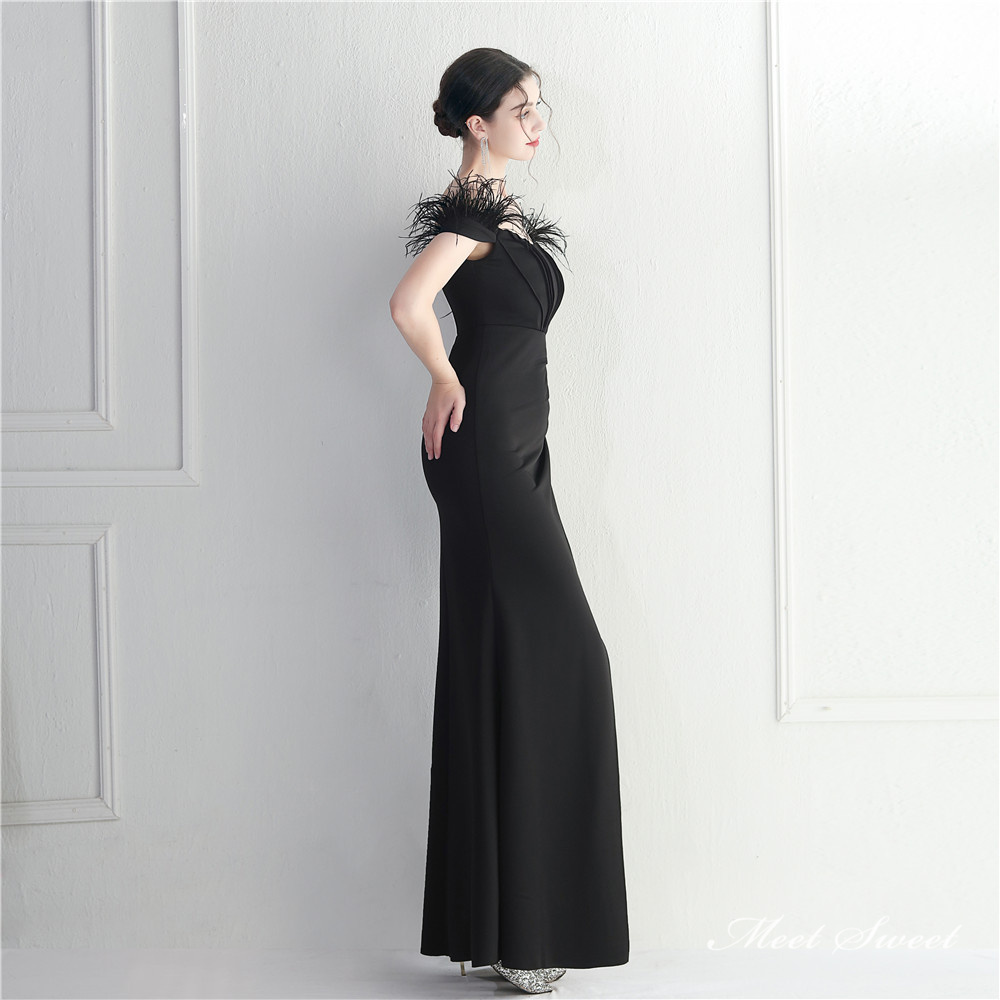 カラードレス マーメイドドレス パーティードレス オフショルダー スリット イブニングドレス 結婚式 ウェディングドレス サテン おしゃれ ファスナー 二次会 