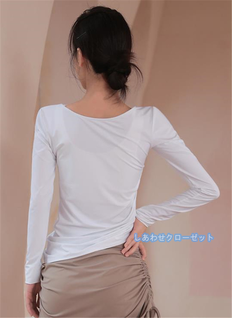 ヨガウェア レディース トップス 長袖 Tシャツ ホットヨガ おしゃれ 吸汗 スポーツウェア 速乾 ランニングウェア かわいい フィットネス 