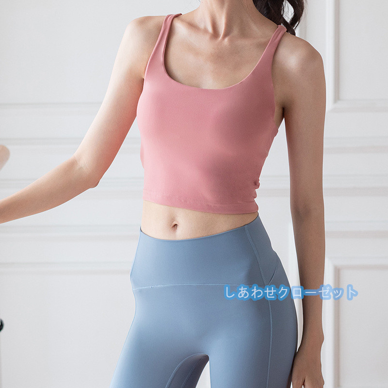 ヨガウェア レディース トップス 袖なし Tシャツ カップ付き 吸汗 ホットヨガ おしゃれ スポーツウェア かわいい フィットネス ランニングウェア 速乾 