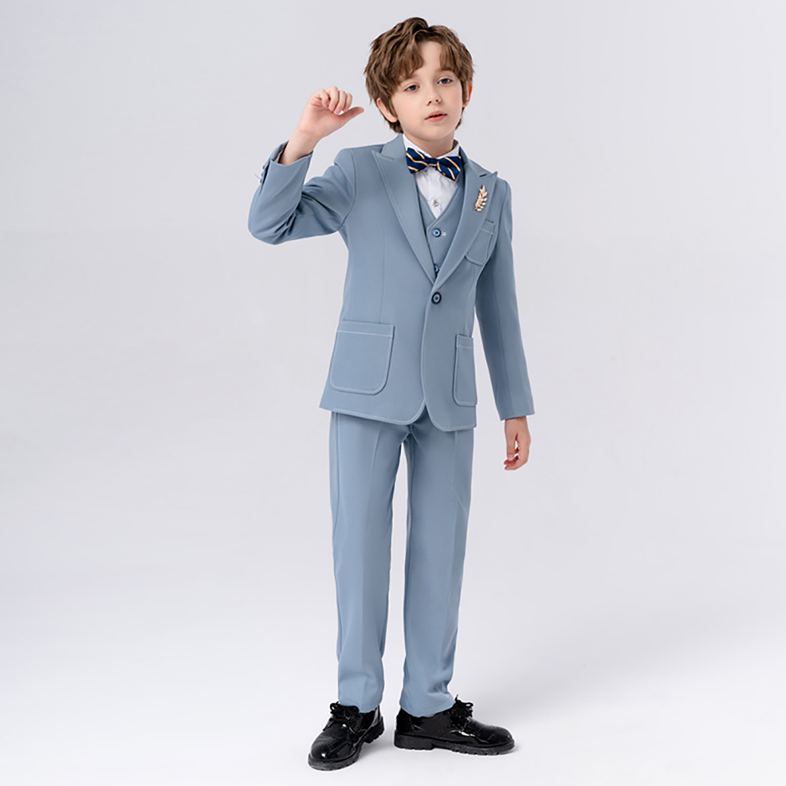 小学校 卒業式 6点セット スーツ 男子 フォーマル 男の子用スーツ 卒業式 子供服 七五三 発表会 子供 結婚式 男の子 スーツ 入学式 
