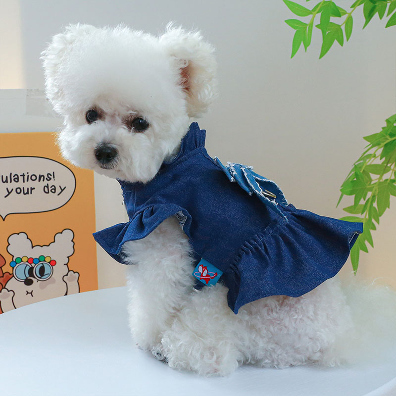 ペットウェア ペット用品 犬 猫 犬の服 洋服 オールインワン お出かけ パンツ お散歩 おしゃれ 寝間着 小型犬 ドレス スカート 部屋着 かわいい デニム 春秋 