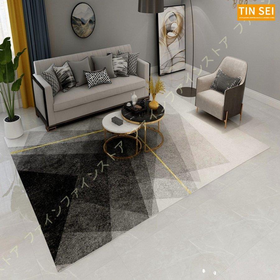 オールシーズン 洗える ラグ カーペット 北欧 おしゃれ センターラグ マット 防臭 西海岸 2畳 ダイニング リビング 柄 防音 3畳 幾何 防ダニ ラグマット 